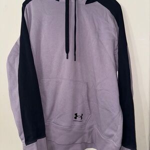 Under Armour Black and Purple Hoodie